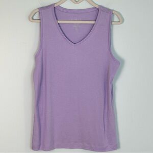 Chico’s Raychel Tank Top in Lilac Mist